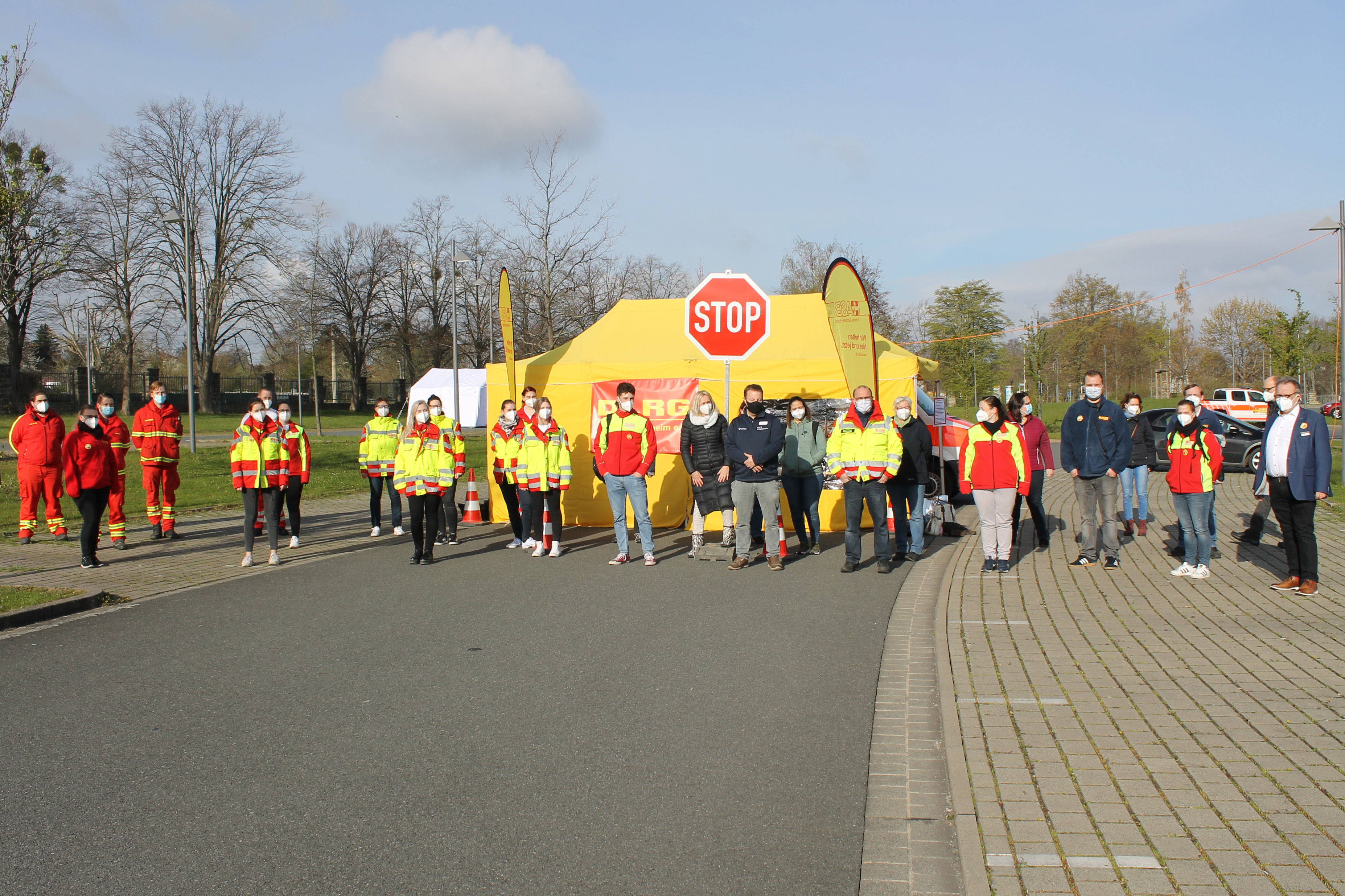 Drive-in-Impfen war ein voller Erfolg